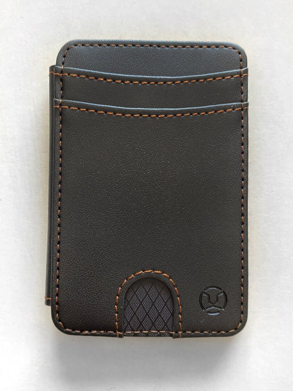 Jeehood RFID Blocking Slim Wallet Money Clip Card Holder Black Leather